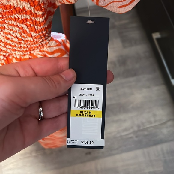 Rachel Roy orange zebra print dress - Picture 2 of 3